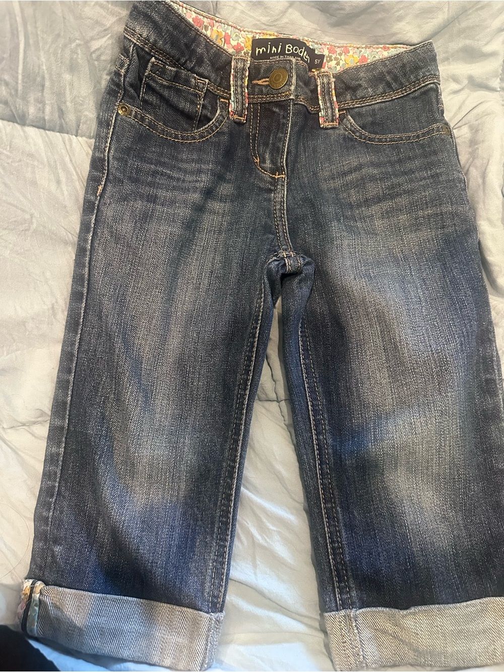 Mini Boden Boys/Girls Dark Blue Denim Jeans